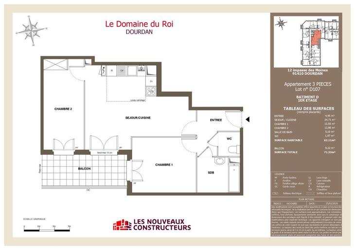 Appartement Dourdan (91410)