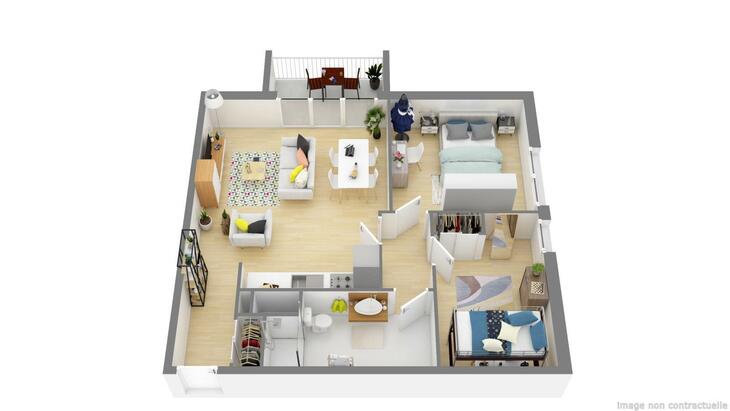 Appartement Notre-Dame-de-Bondeville (76960)