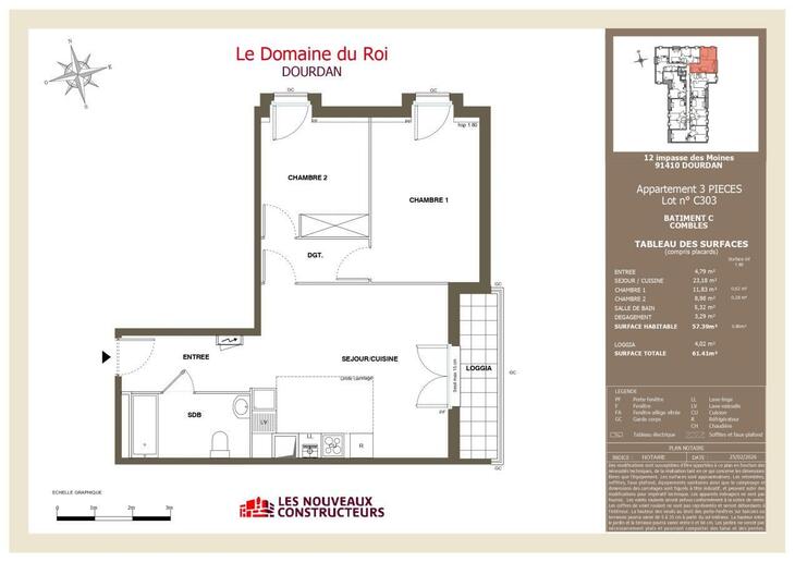 Appartement Dourdan (91410)