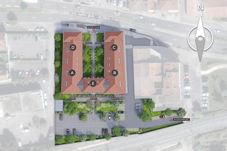 Programme immobilier COUR BERLIOZ Bourgoin-Jallieu
