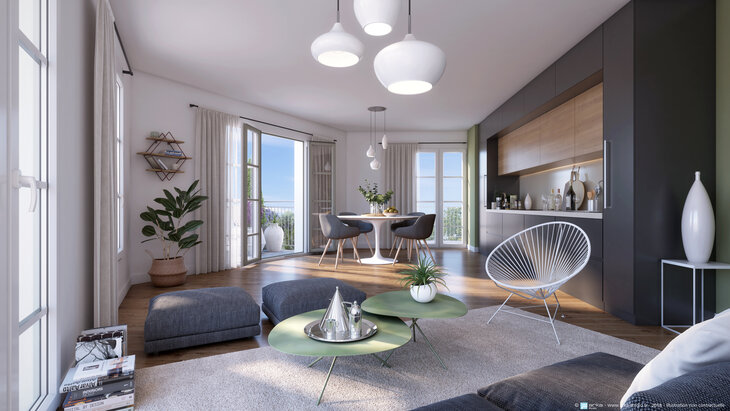 Programme immobilier LES TERRASSES DE LA MADELEINE Pomponne