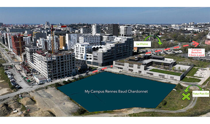 Programme immobilier My Campus Rennes Baud Chardonnet Rennes