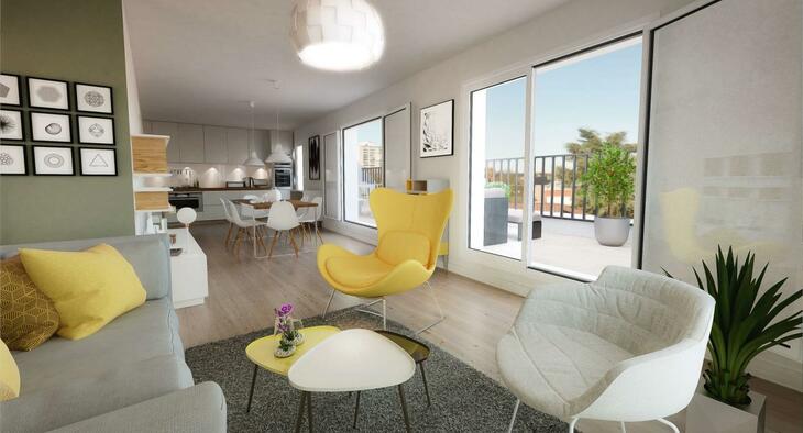 Appartement neuf à vendre – Tres beau T3 de 67m2 et sa terrasse de 20m2