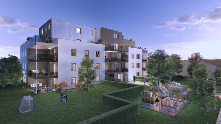 Programme immobilier neuf à vendre – Souffelweyersheim proche centre commercial Coeur Alsace