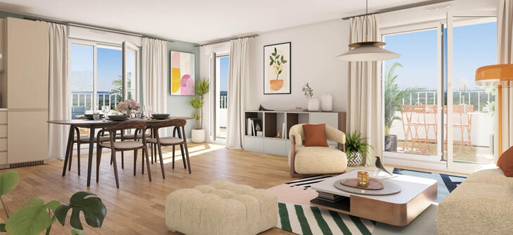 Programme immobilier Rennes quartier en plein renouveau, à 8 min à pied du métro A Rennes