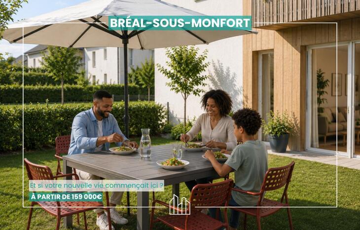 Maison neuve à Bréal-sous-Montfort