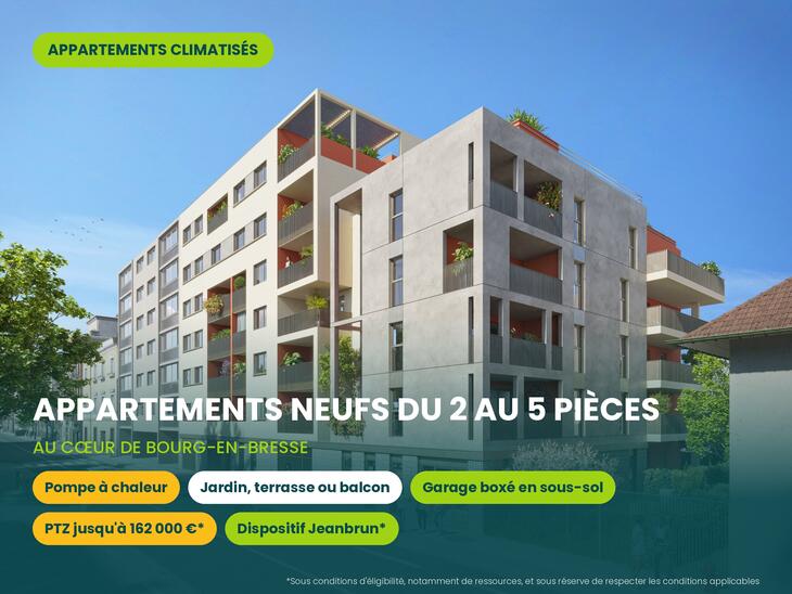 Programme immobilier Les Terrasses Lalande Bourg-en-Bresse