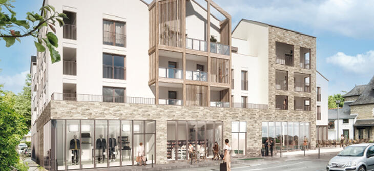 Programme neuf Vern-sur-Seiche résidence face à la Place de l'Église
