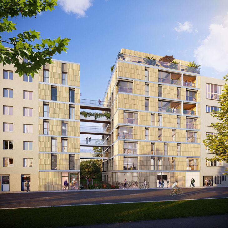 Programme immobilier neuf à vendre – Lyon 7 proche métro B Place Jean Jaurès