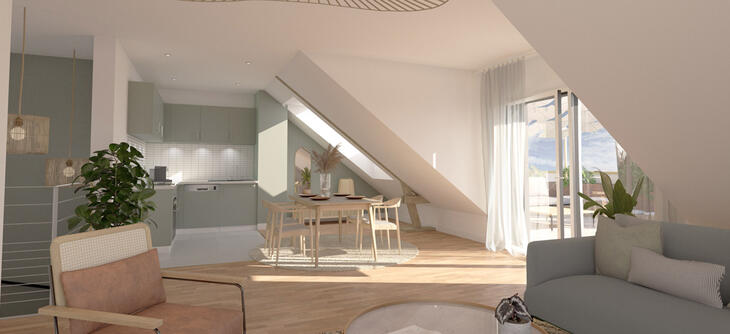 Programme immobilier neuf à vendre – Chartres-de-Bretagne en plein centre du bourg