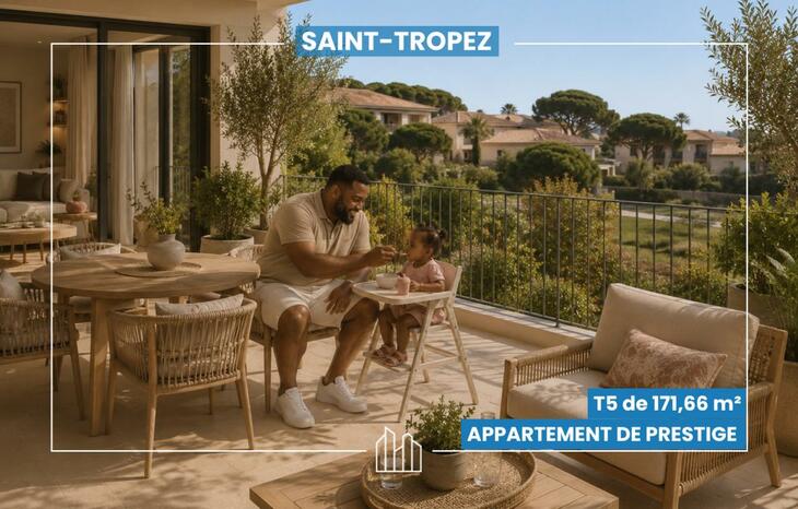 Appartement neuf à Saint-Tropez