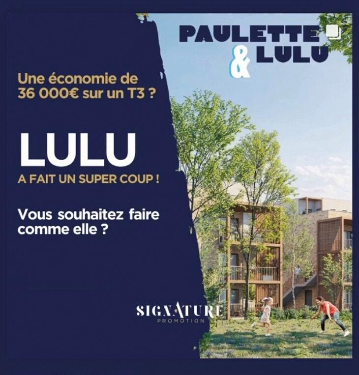 Appartement neuf à vendre – Paulette et Lulu