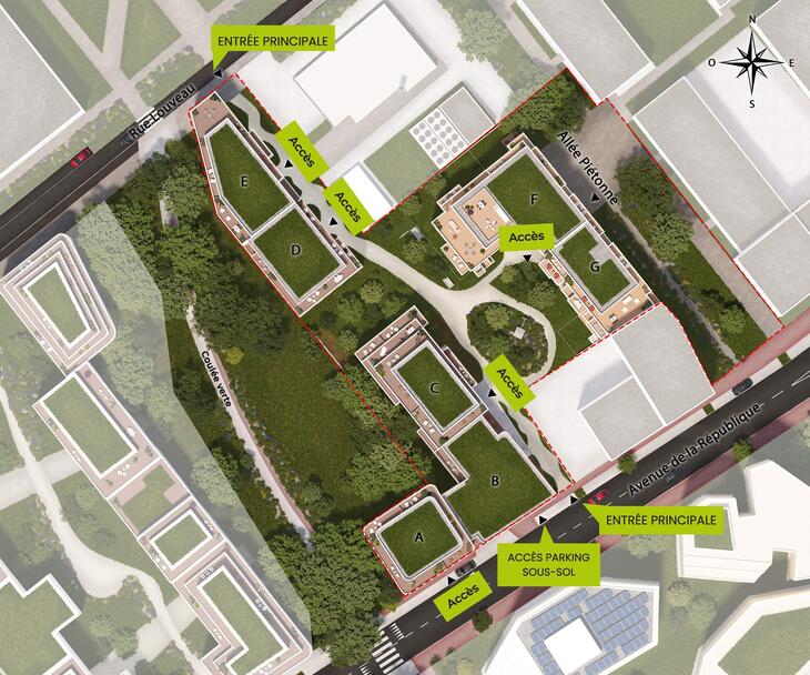 Programme immobilier Le 57 Republique Châtillon