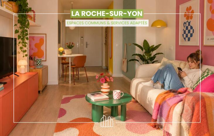 Programme neuf STUDIOS - LA ROCHE-SUR-YON - ESPACES COMMUNS & SERVICES ADAPTÉS - À PARTIR DE 13