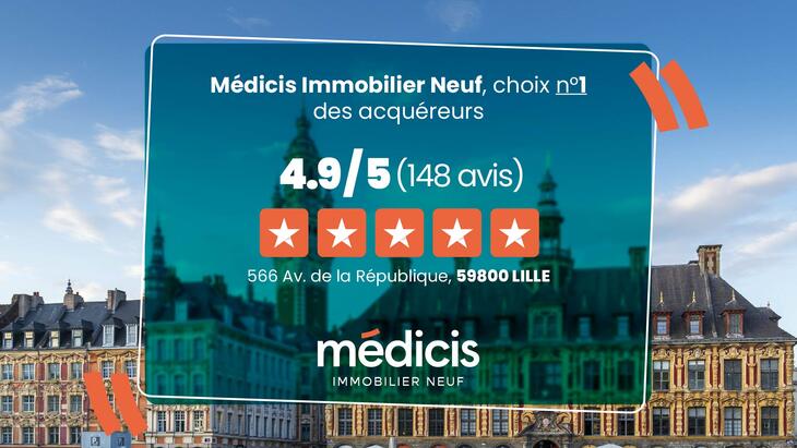 Programme immobilier Croix résidence intimiste à 500m du parc Barbieux Croix