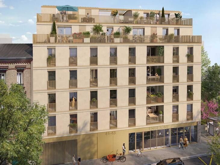 Appartement neuf à Gentilly