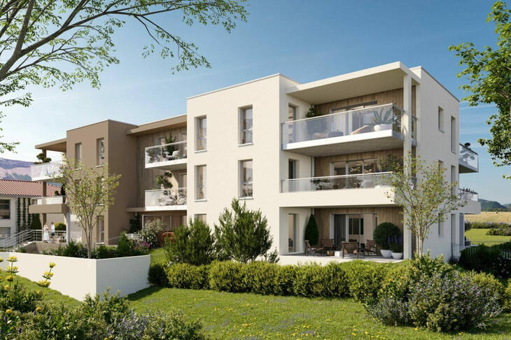 Programme immobilier neuf à vendre – Domène vue sur les massifs de la Chartreuse et du Vercors