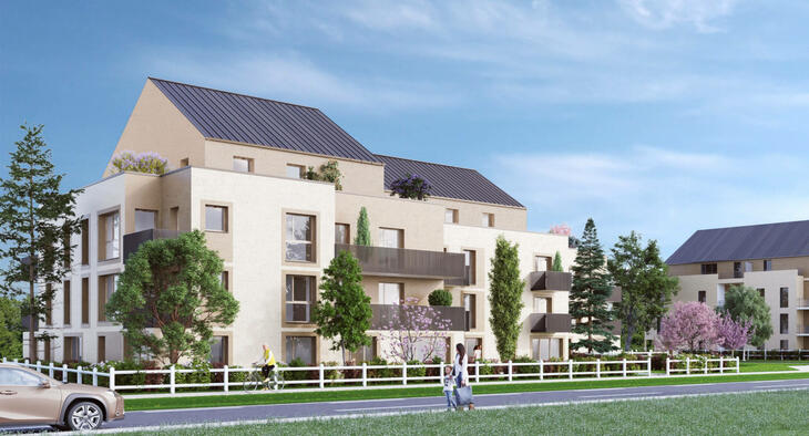 Appartement neuf à vendre – Bayeux cadre verdoyant à moins de 30 min des plages