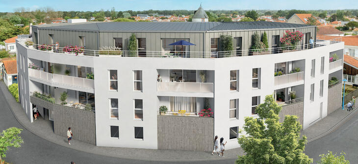 Programme immobilier Notre-Dame-de-Monts au coeur du bourg de ville Notre-Dame-de-Monts