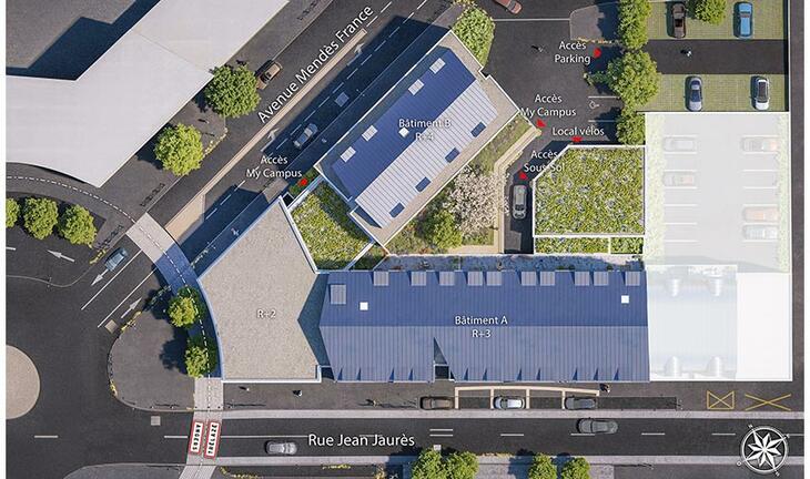 Programme immobilier My Campus Anjou Renouveau Trélazé