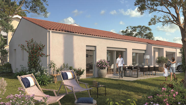 Programme immobilier Sables d'Olonne secteur résidentiel proche gare et plage Les Sables-d'Olonne
