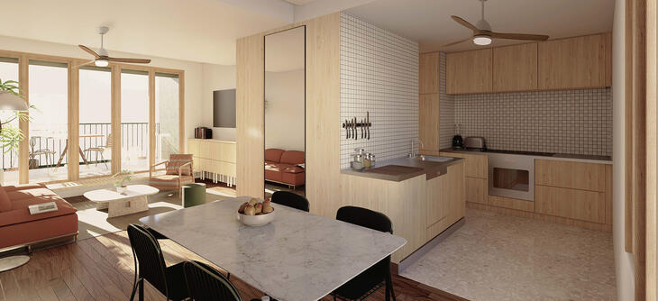 Programme immobilier Bordeaux au coeur du quartier prisé du Jardin Public Bordeaux