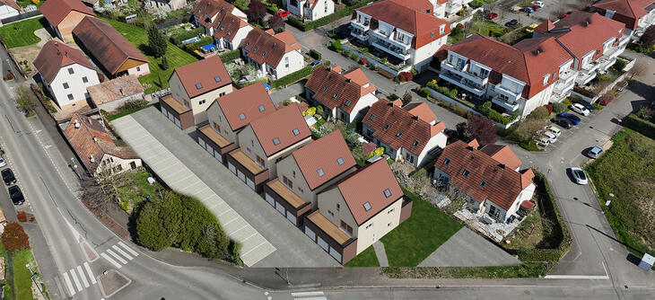Programme immobilier Ebersheim secteur résidentiel proche bus A Ebersheim