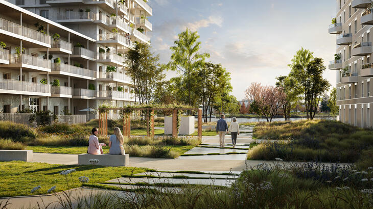Programme immobilier Les Jetees - Segel et Heaven Huningue