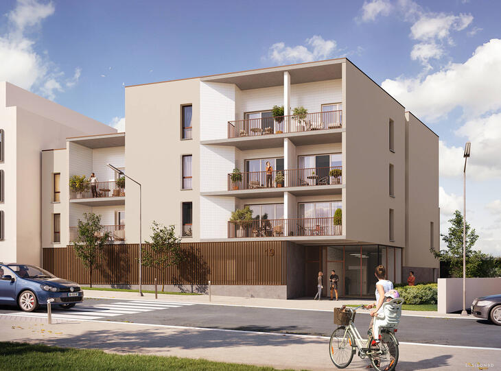 Appartement neuf à vendre – Vertou à 10 min à pied du parc de la Douve