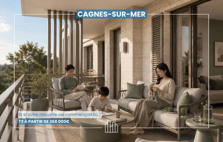 Appartement neuf à Cagnes-sur-Mer