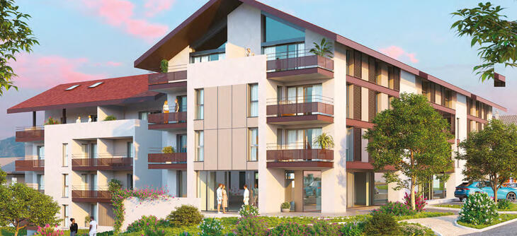 Programme immobilier neuf à vendre – Vulbens centre à 5 min en voiture de la gare de Vailleiry