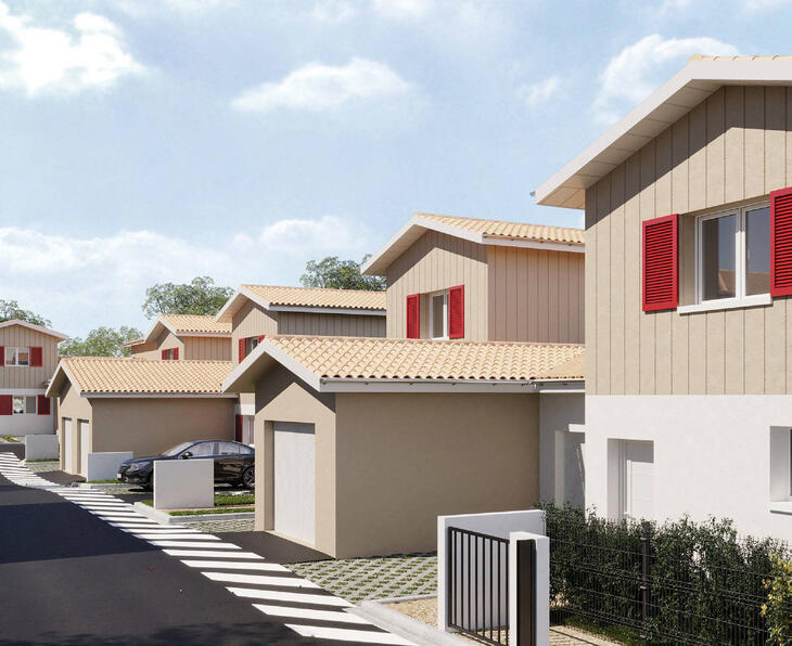 Programme immobilier Salleboeuf à 5 minutes à pied du coeur de ville Sallebœuf