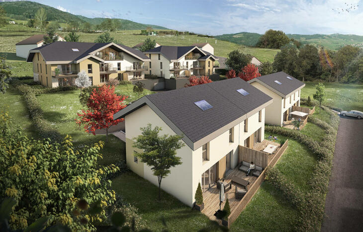 Appartement neuf à vendre – Vovray entre commerce et campagne