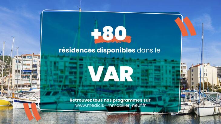 Programme immobilier La Seyne-sur-Mer résidence rare à 800 m de la plage La Seyne-sur-Mer