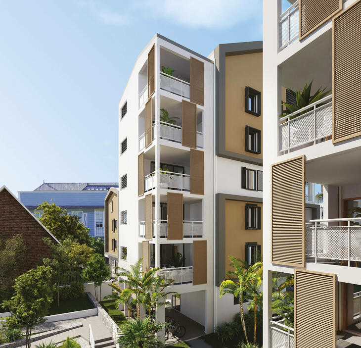 Programme immobilier Saint-Pierre à 500m du port de plaisance et du lagon Saint-Pierre
