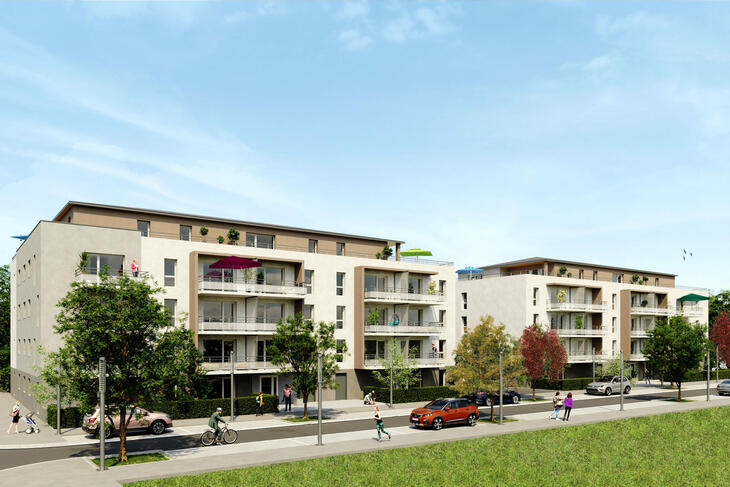 Programme immobilier neuf à vendre – Fontaine-lès-Dijon à 10 min de l'hypercentre de Dijon