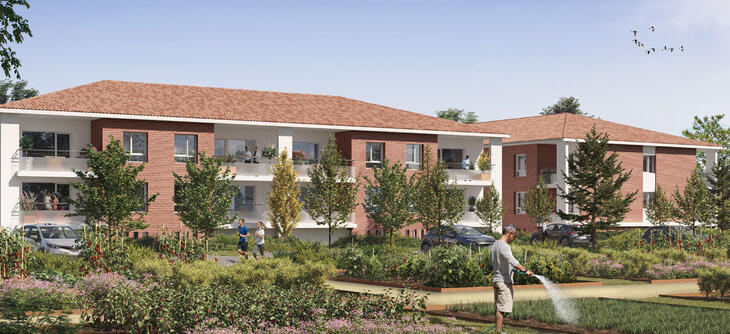 Programme immobilier Launaguet proche pistes cyclables et espaces verts Launaguet