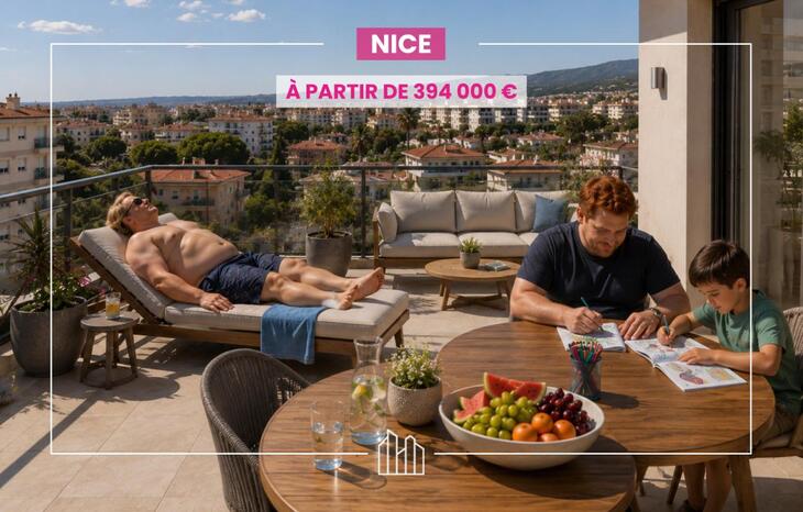 Programme neuf DANS UN QUARTIER RECHERCHÉ DE NICE, UNE RÉSIDENCE AVEC PISCINE ET ESPACES VERTS