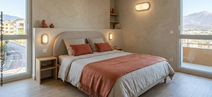 Programme immobilier Cognin quartier connecté à 800m du Parc au Forezan Cognin