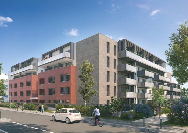Programme immobilier neuf à vendre – Toulouse résidence sénior à proximité du parc de la Maourine