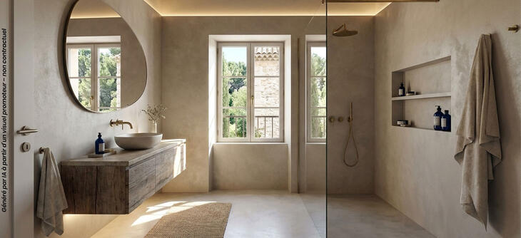 Programme immobilier Aix-en-Provence vues exceptionnelles sur le Château Vauvenargues Aix-en-Provence