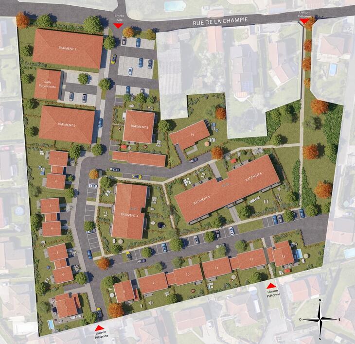 Programme immobilier NUANCES TOUSSIEU LES APPARTS Toussieu