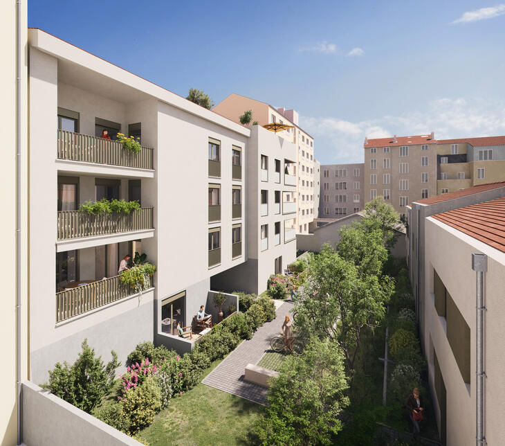 Programme immobilier L'Aparté Villeurbanne