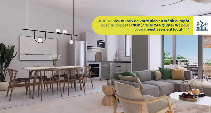 Programme immobilier neuf à vendre – Saint-Denis au coeur du centre-ville