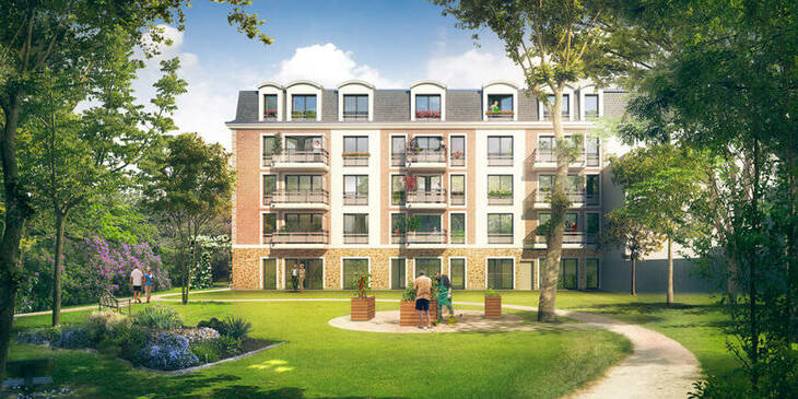 Programme immobilier neuf à vendre – Mantes-la-Jolie résidence senior plein centre-ville