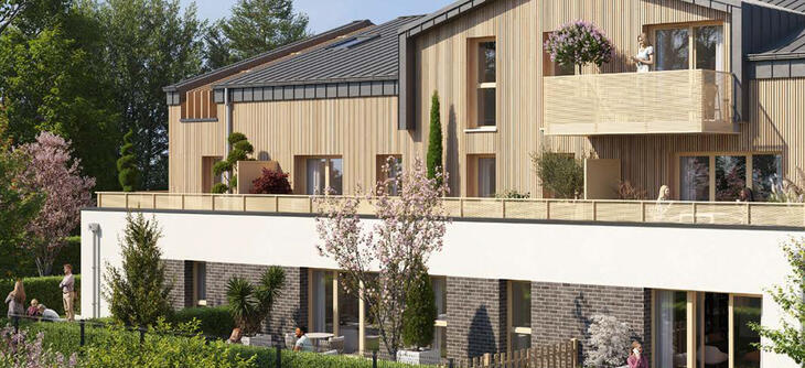 Programme immobilier Bihorel à 8 min en voiture du centre-ville de Rouen Bihorel