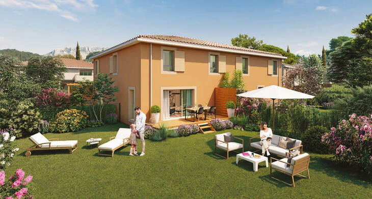 Programme immobilier neuf à vendre – Meyreuil un hameau proche d'Aix en Provence