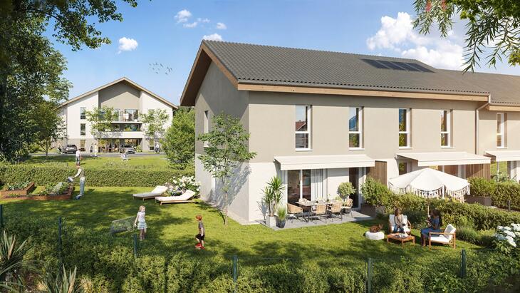 Maison neuve à Entrelacs