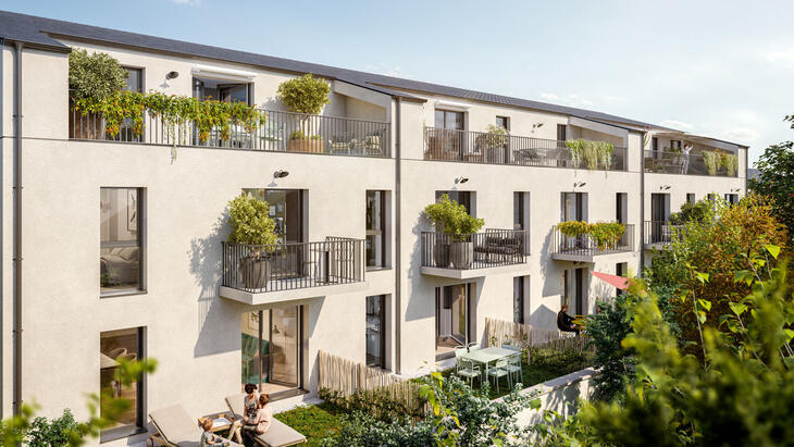 Programme immobilier Ifs résidence centre-bourg à 3 minutes à pied des commerces Ifs