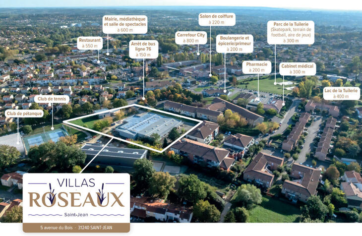 Programme immobilier Villas Roseaux Saint-Jean